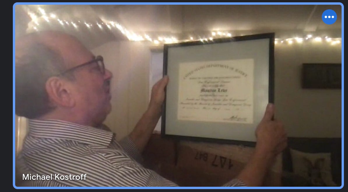 Michael Kostroff - The Wire diploma