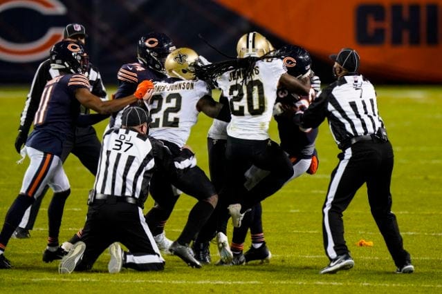 The Bears offense leads the league in one key category. Doing dumb stuff.