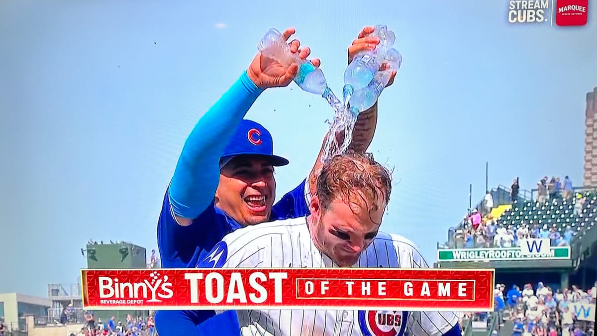 Good lord, Happ. Leave your hat on.